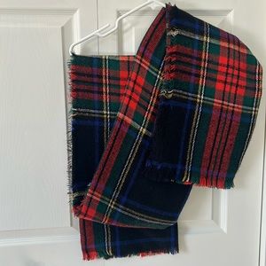 Plaid Scarf/ Wrap